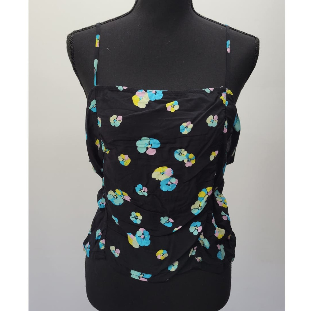 BP. Floral Cropped Tank Top Size 2X